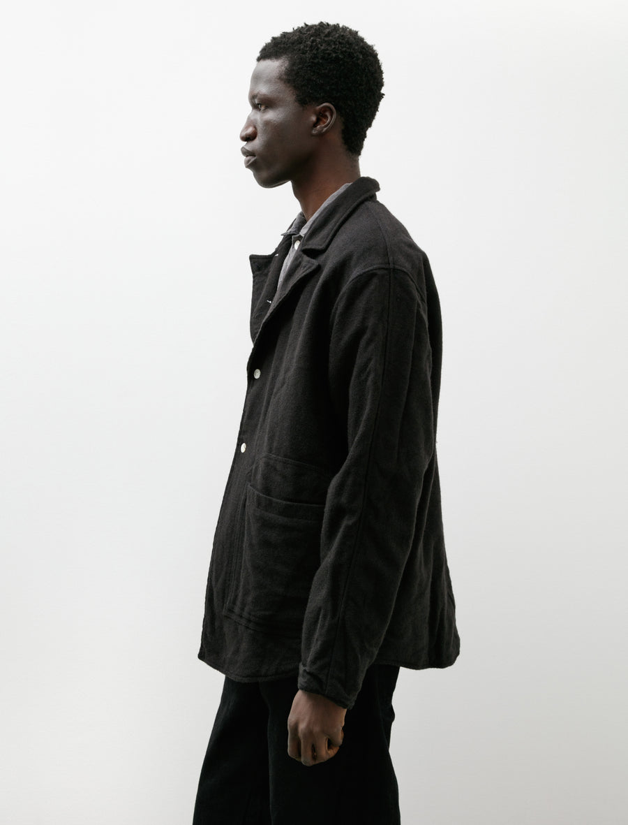 918 Two-One Butterfly Jacket Wool Face Broken Twill Black Hole - Image 3