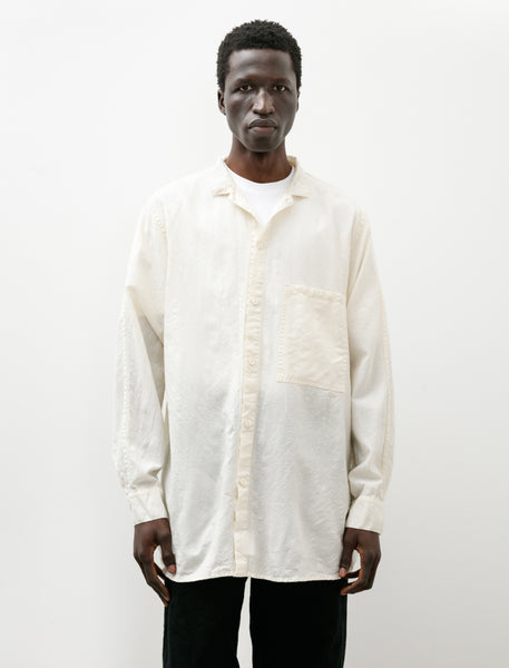Tender 471 Plastron Shirt Wool Calico Rinsed – Neighbour