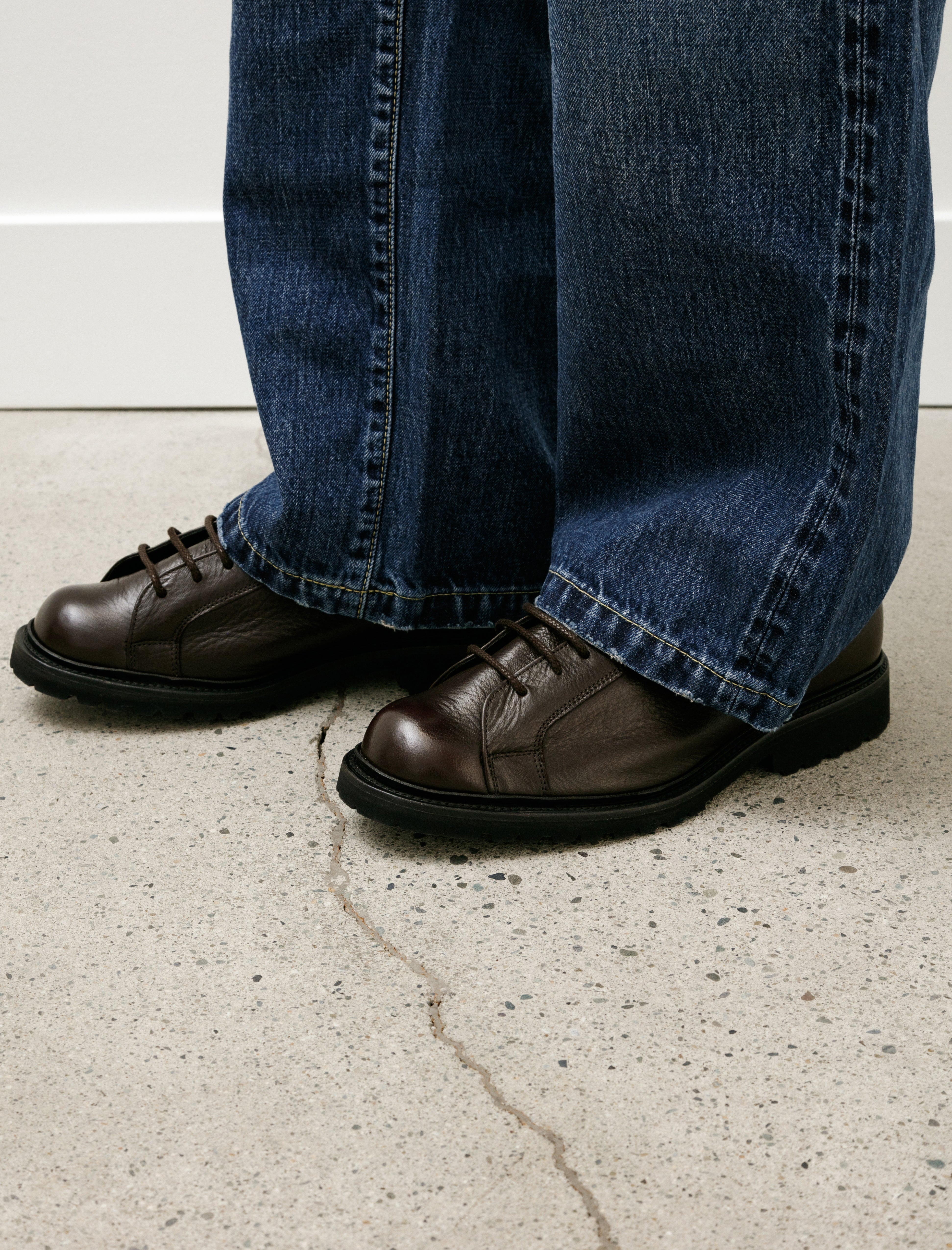 James Coward x Trickers Monkey Shoe Dark Brown Olivvia Deer Vi Lite