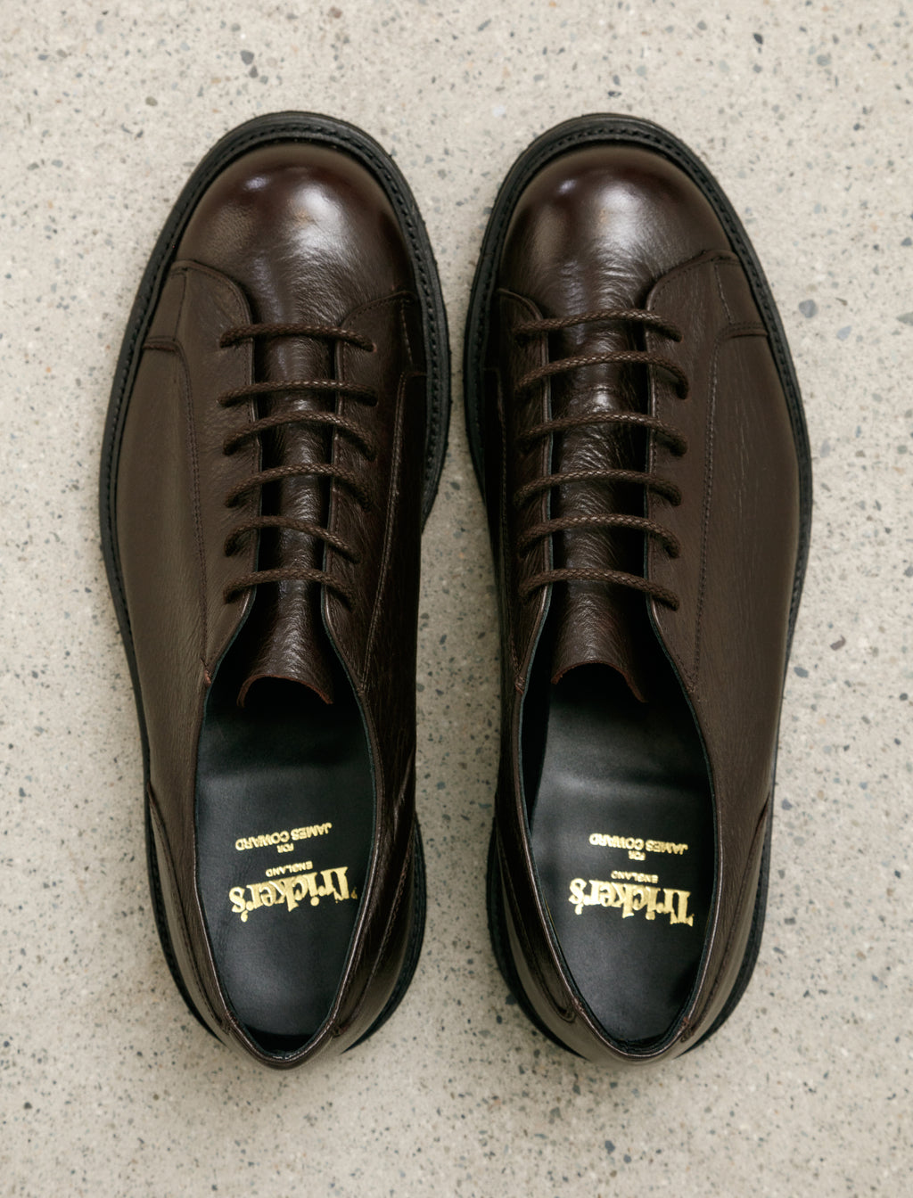 Trickers Monkey Shoe Dark Brown Olivvia Deer Vi Lite