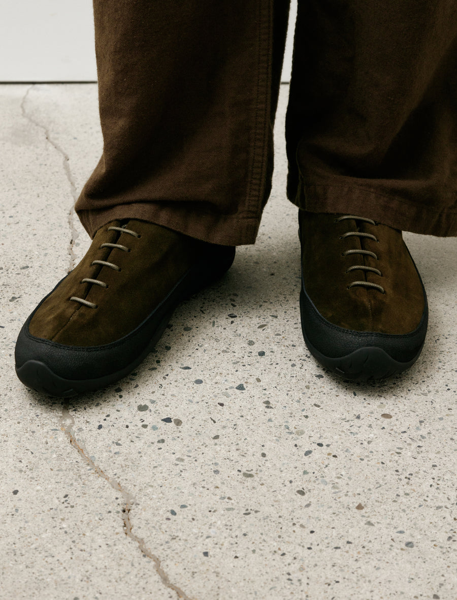 BBSP x Nitty Gritty Worldwide Wanderer Suede Moss Green - Image 5