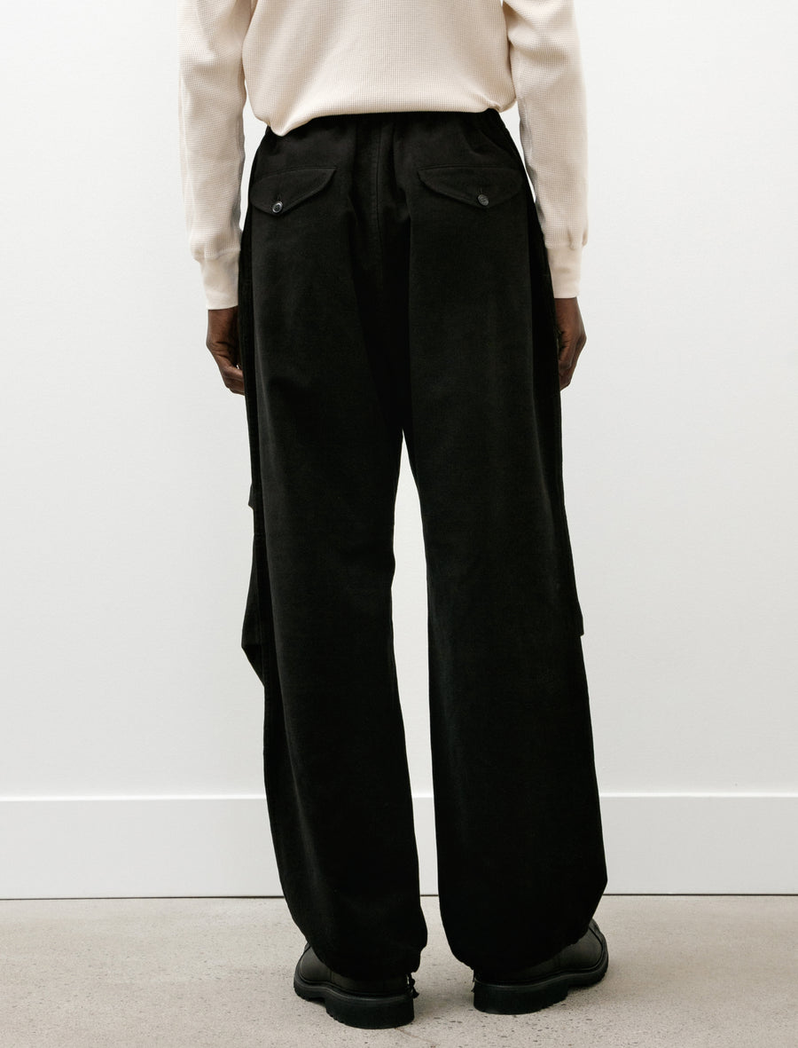 Moleskin Knee-Tuck Pants Black - Image 5