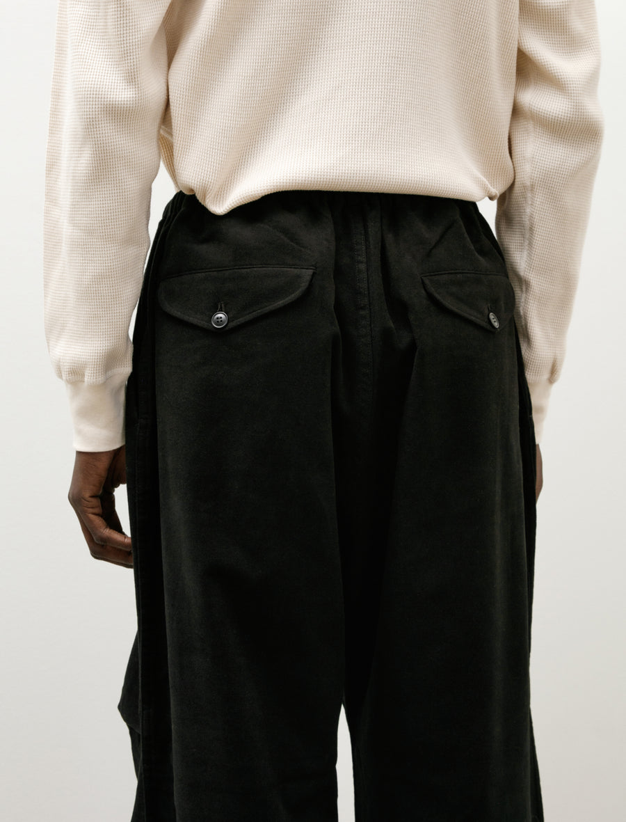 Moleskin Knee-Tuck Pants Black - Image 7