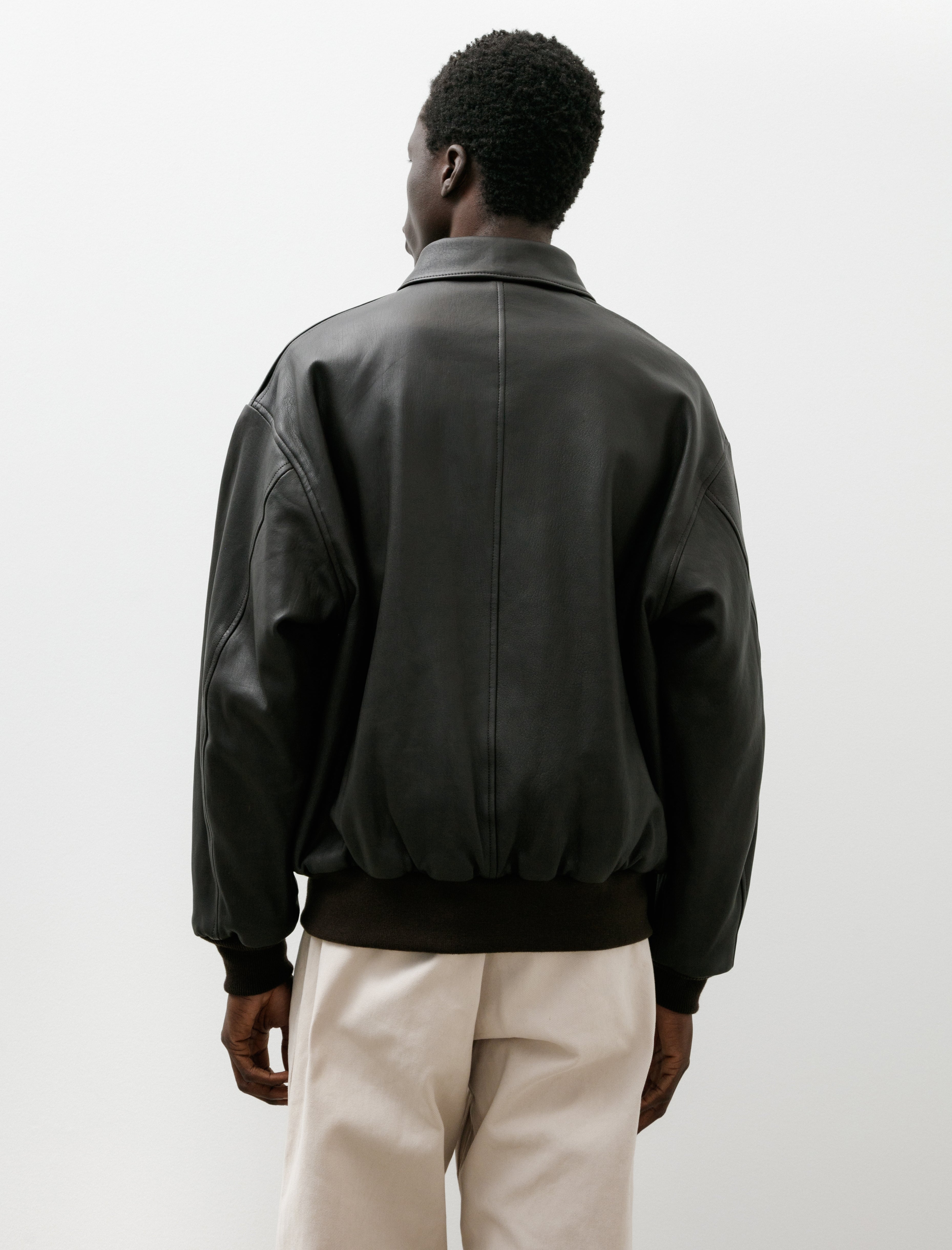 Comoli Lambskin A-2 Jacket Brown