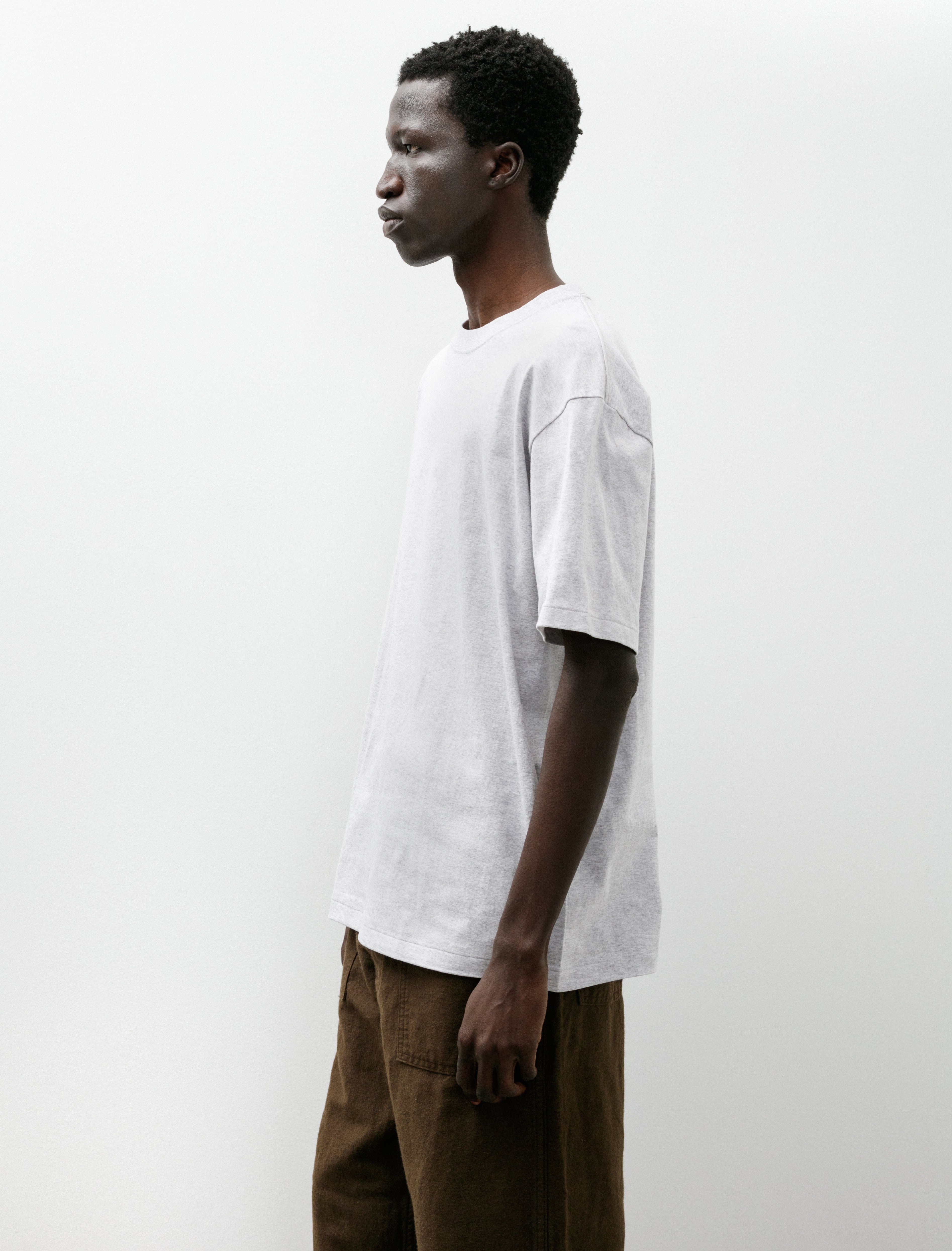 orSlow Just T-Shirt Heather Grey