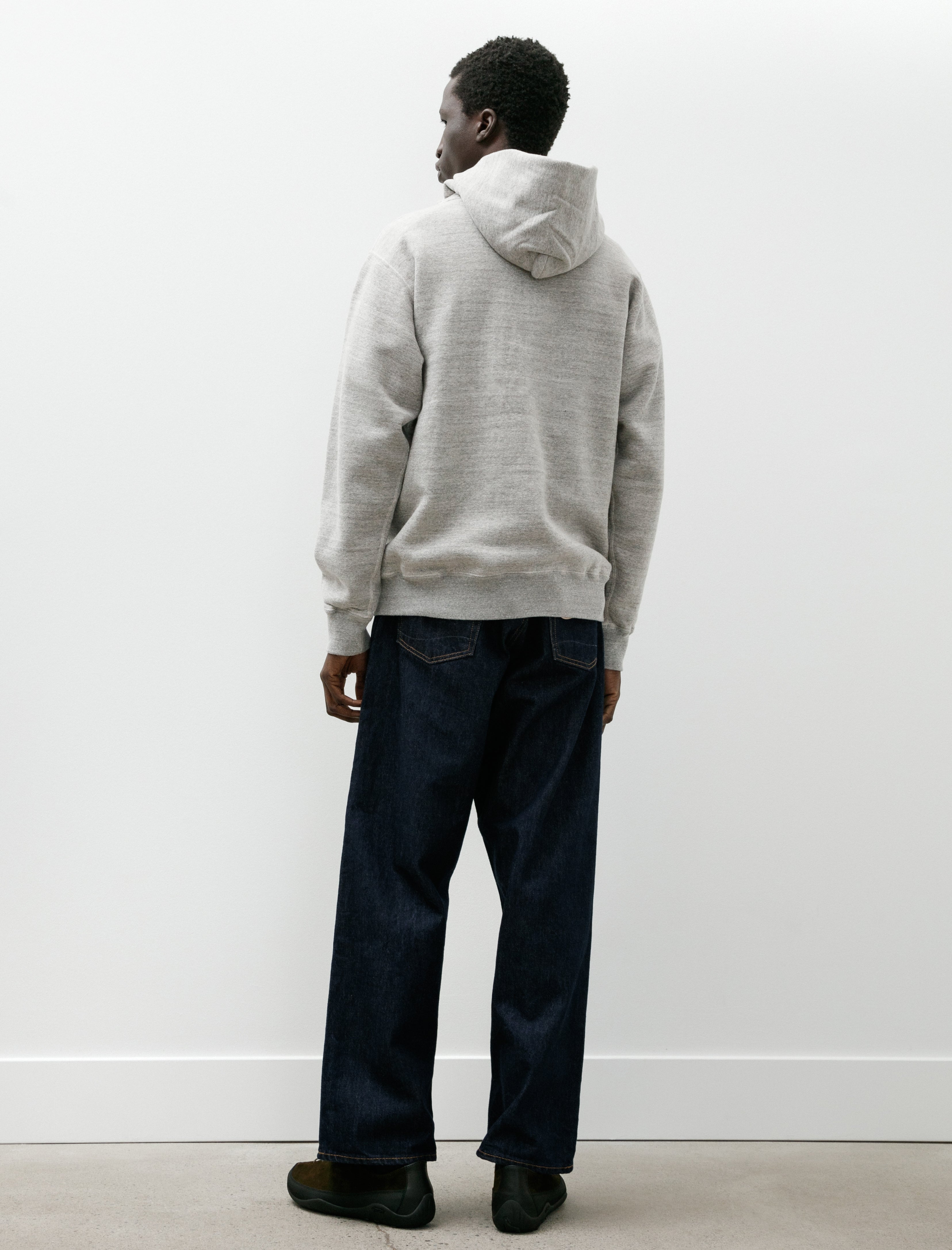 orSlow Loop Wheel Hooded Sweatshirt Heather