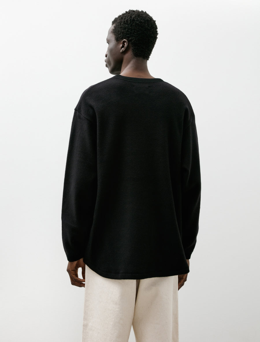 Crew Neck Pullover Black - Image 3