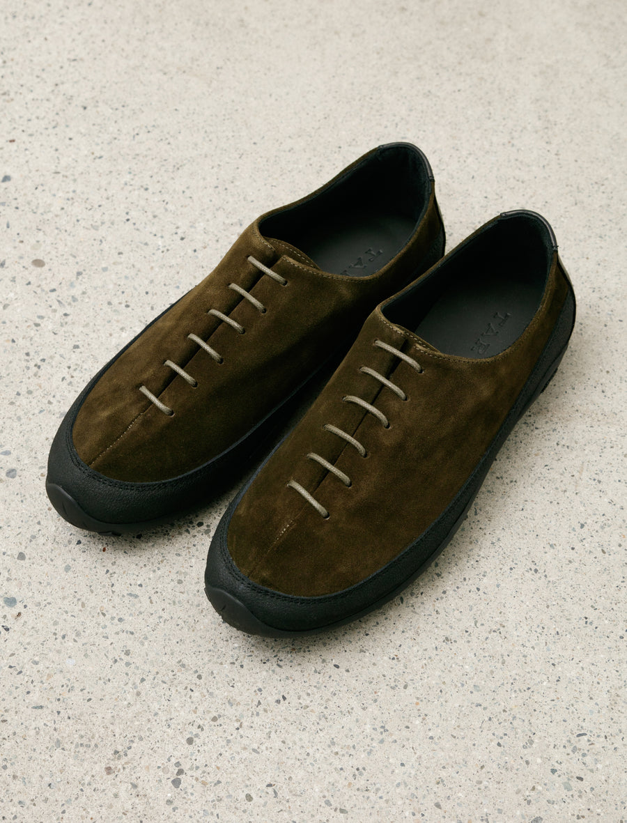 BBSP x Nitty Gritty Worldwide Wanderer Suede Moss Green - Image 1