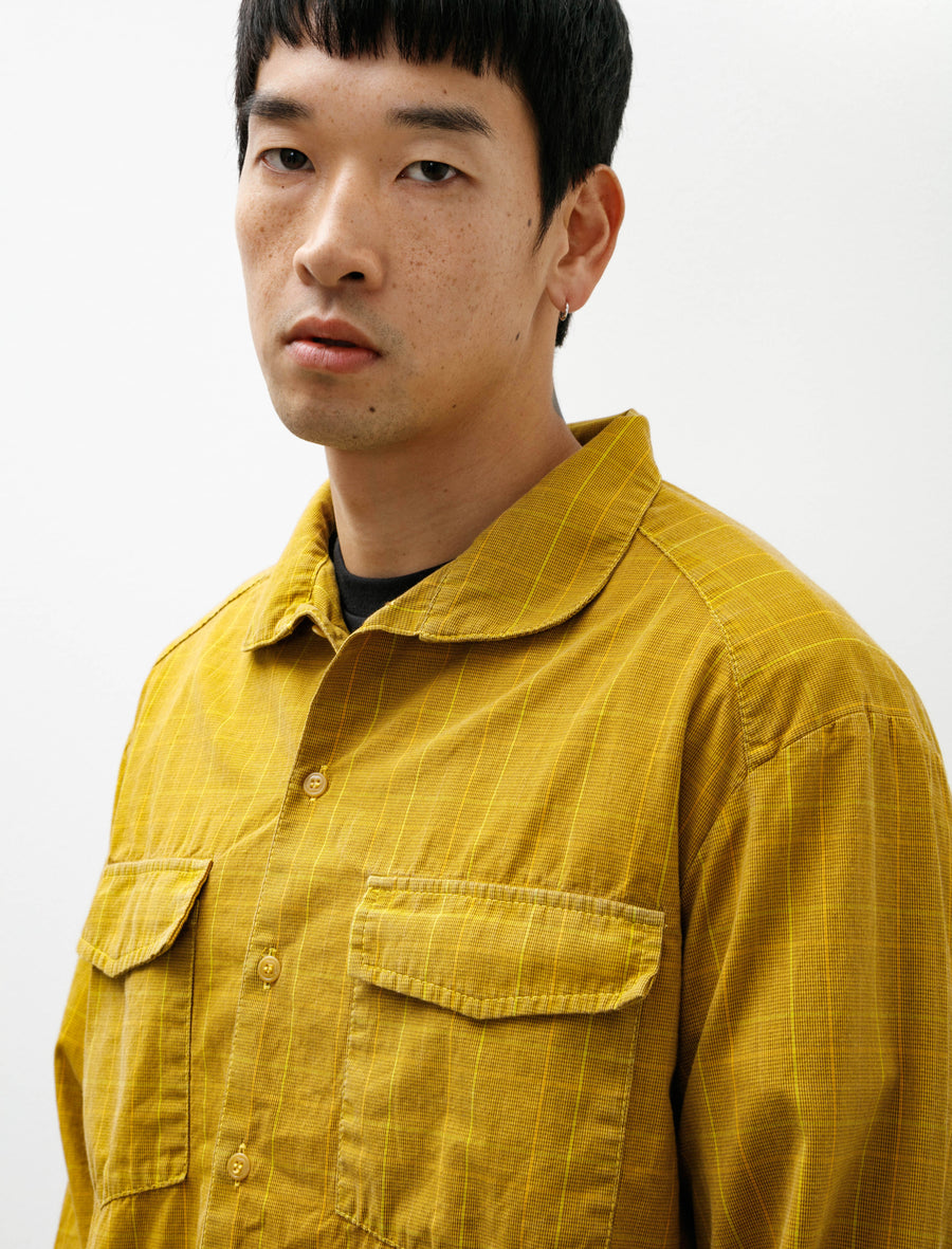 Trap Shirt Cotton Dogtooth Lagos Yellow - Image 5