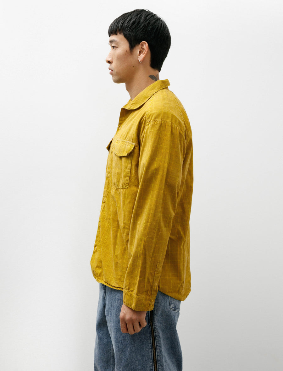 Trap Shirt Cotton Dogtooth Lagos Yellow - Image 3