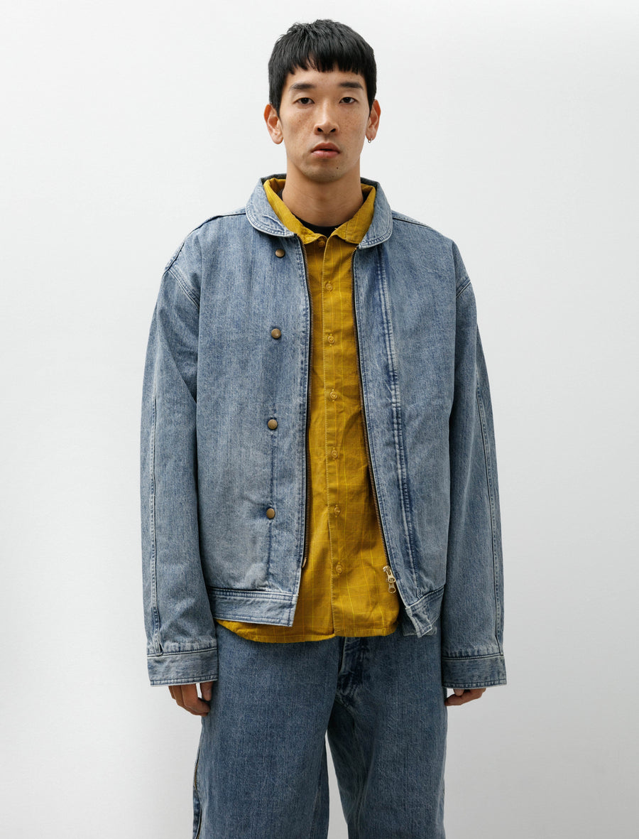 Guard Jacket Indigo Denim Stone Wash - Image 4