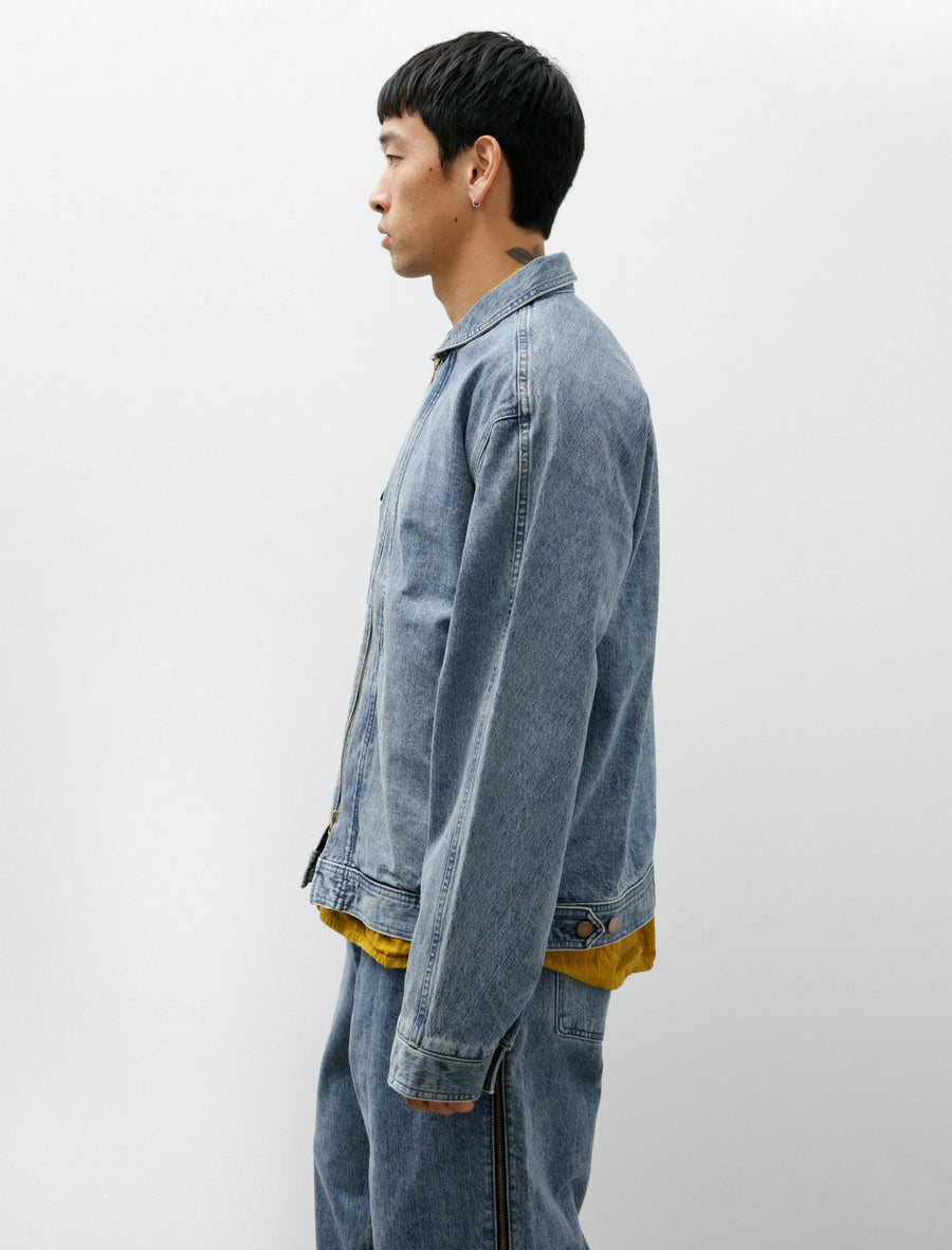 Guard Jacket Indigo Denim Stone Wash - Image 3