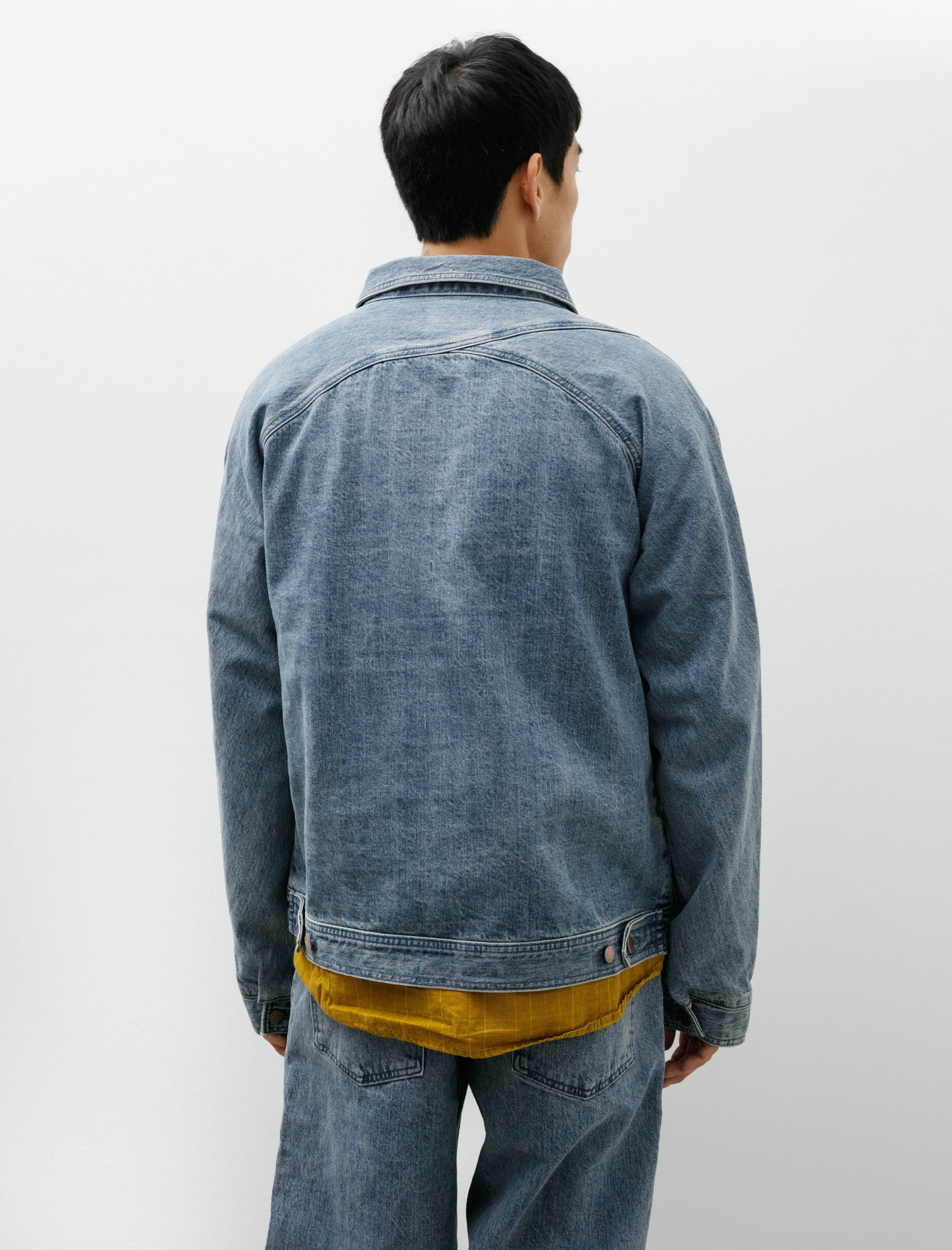 Working Guard Jacket Indigo Denim Stone Wash
