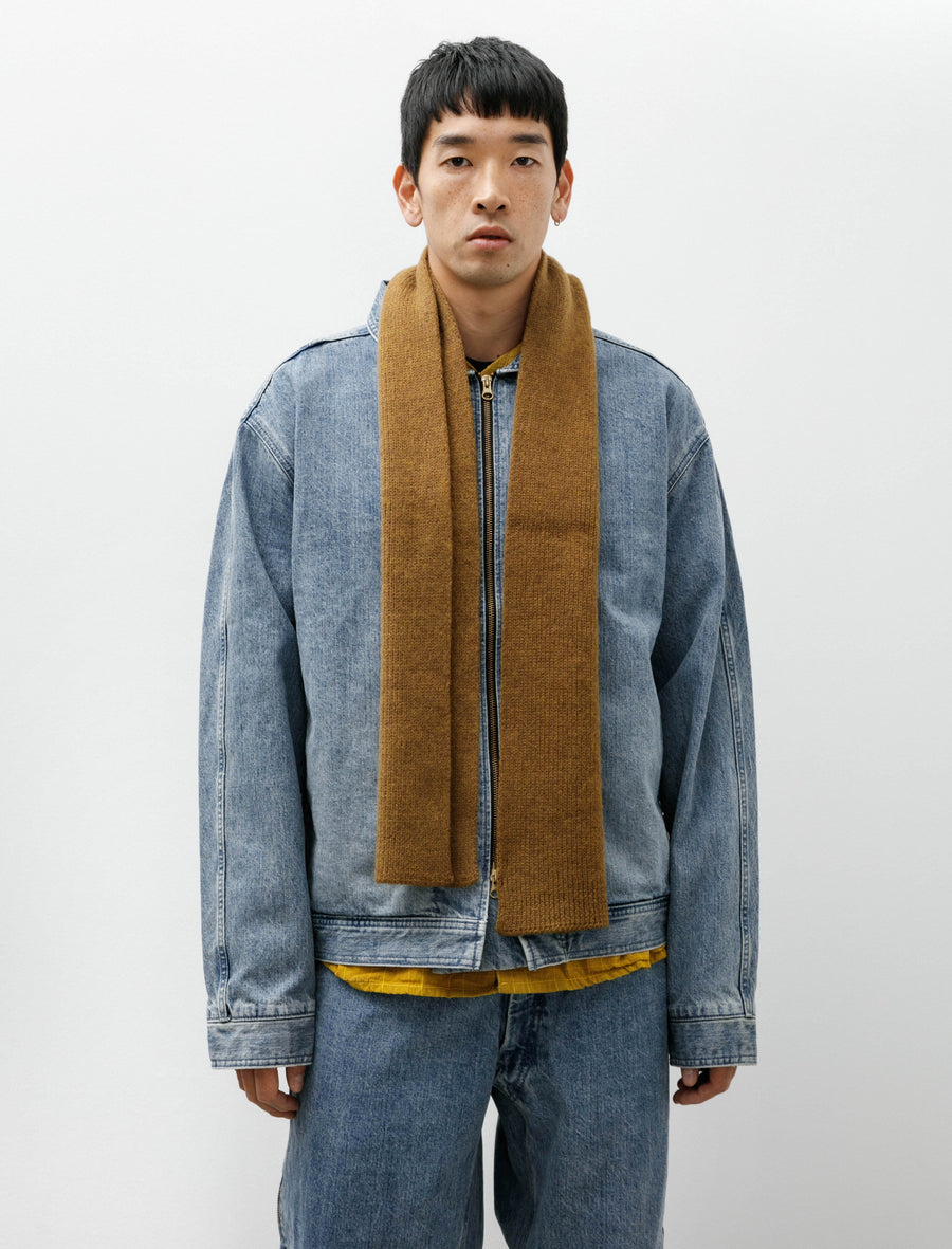 MHL Selvedge Scarf Ochre - Image 1