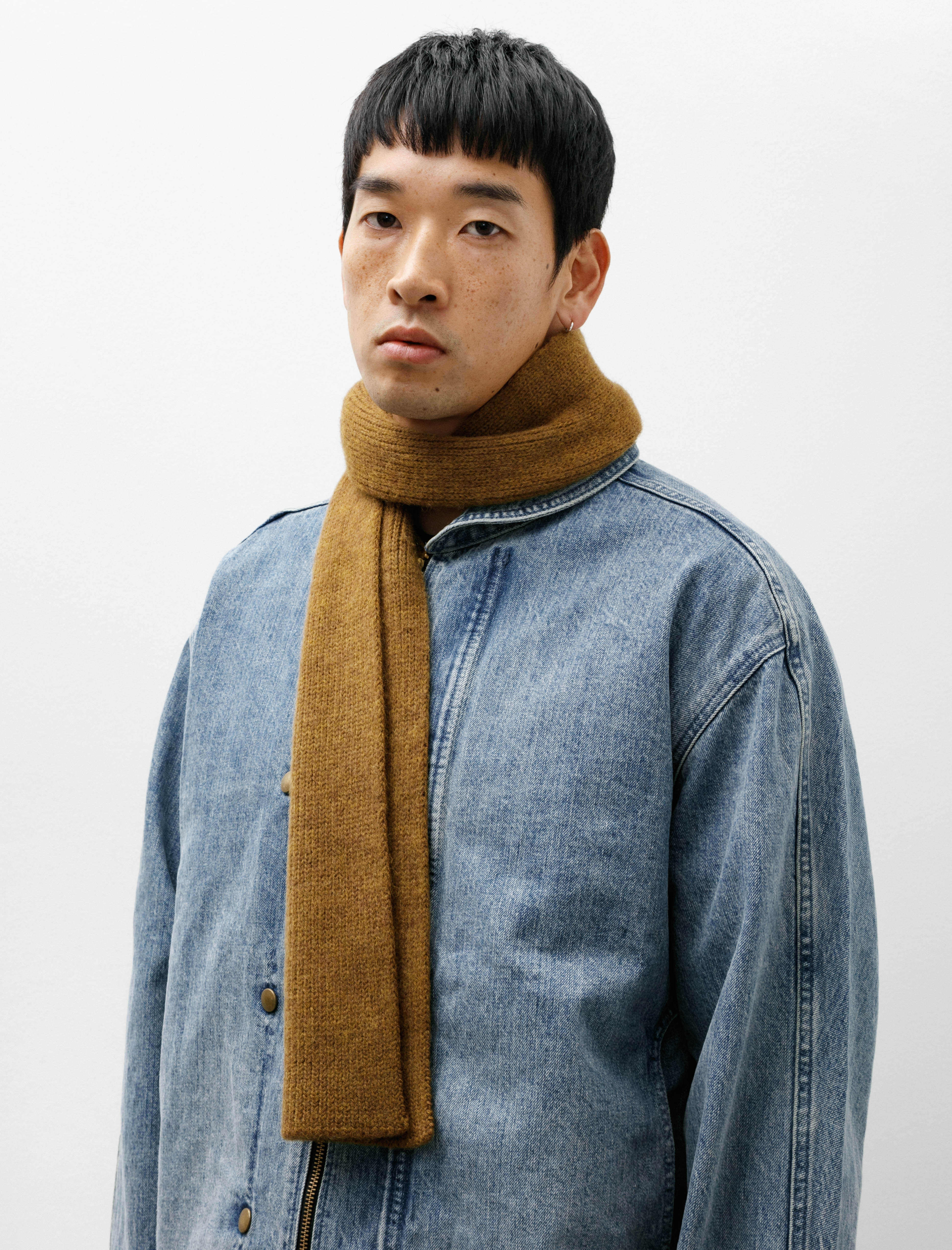 Margaret Howell MHL Selvedge Scarf Ochre