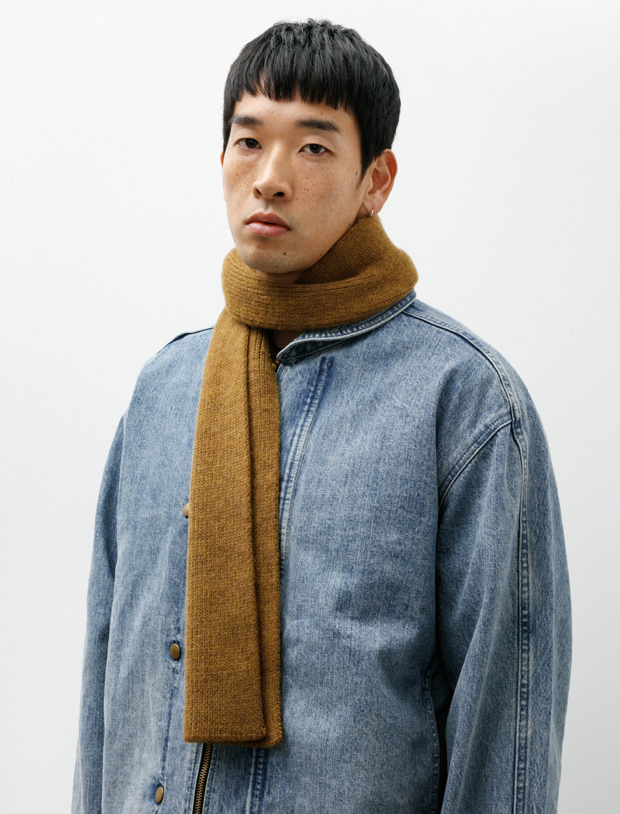 MHL Selvedge Scarf Ochre - Image 2