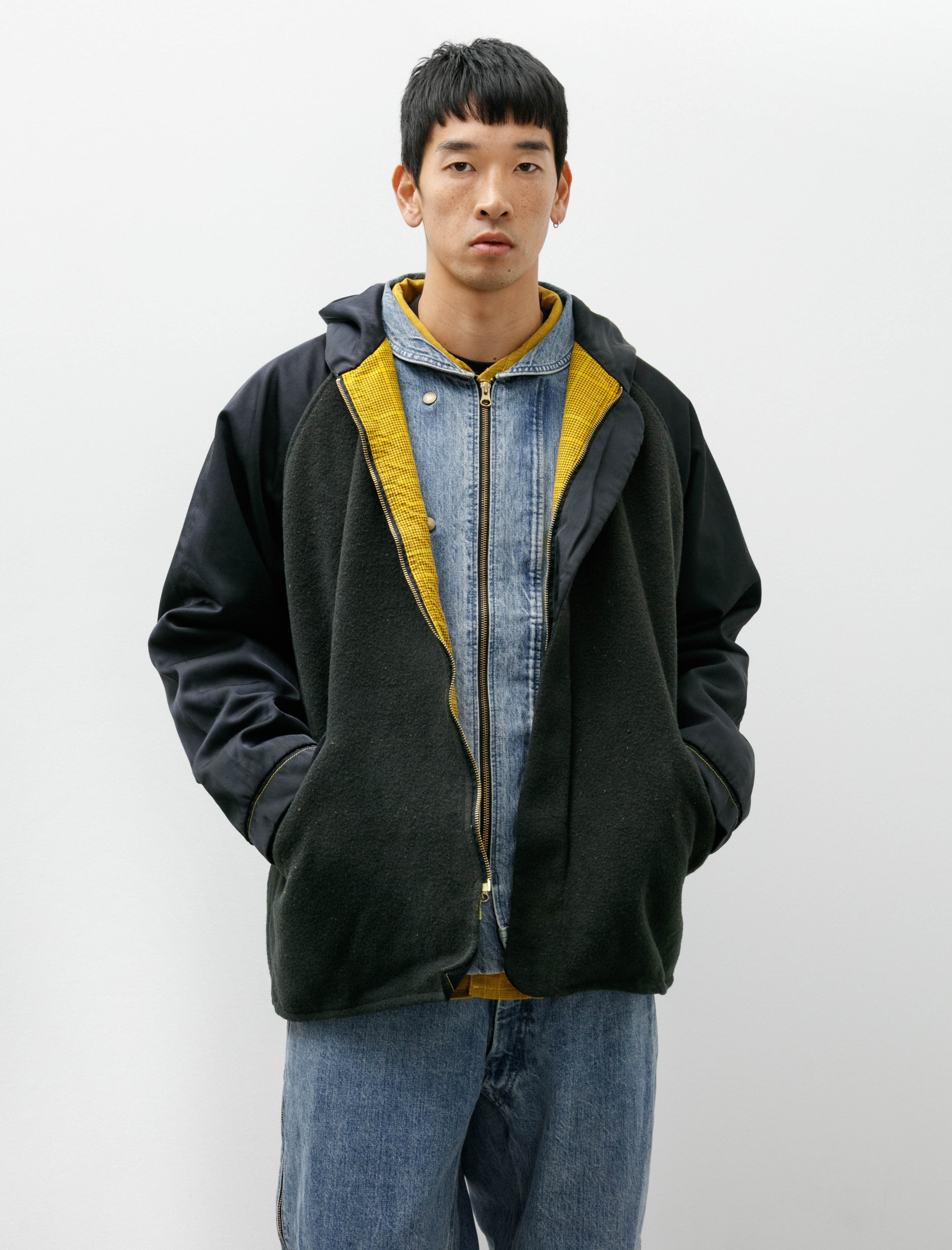 Working Cwm Cape Nylon/Wool Crombie Lagos Yellow