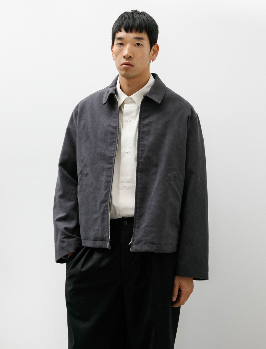 Site Jacket Cotton Moleskin Grey - Image 1