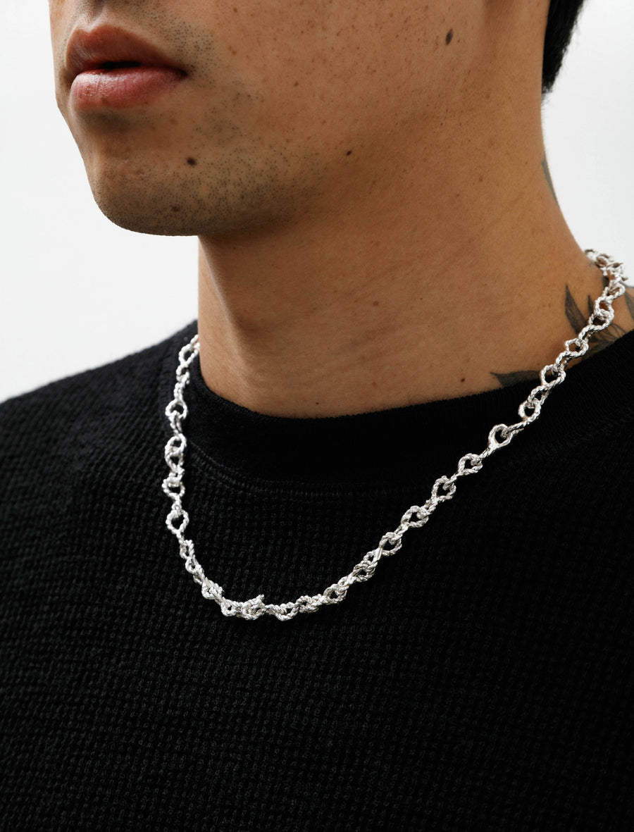 Infinity Chain Necklace Sterling Silver - Image 3