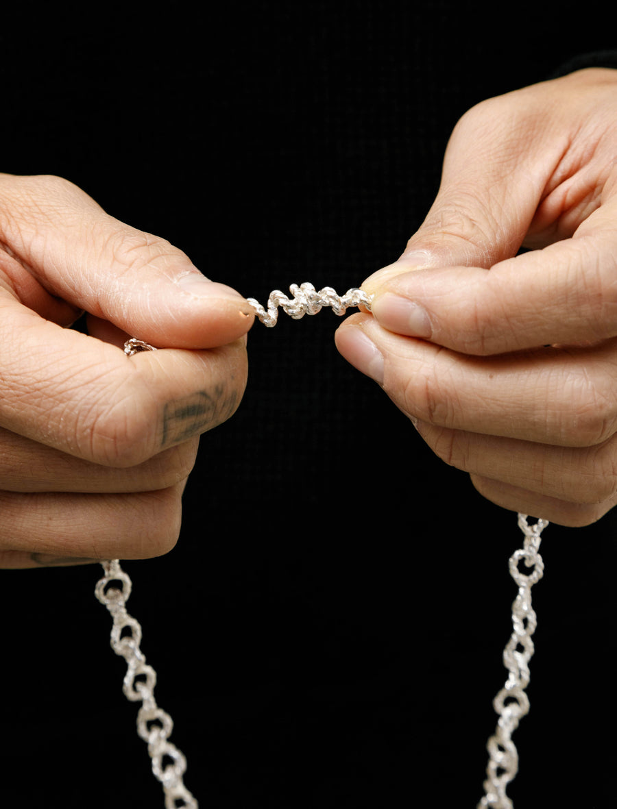 Infinity Chain Necklace Sterling Silver - Image 2