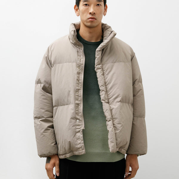 Graphpaper Garment Dyed Down Jacket Grege – Neighbour