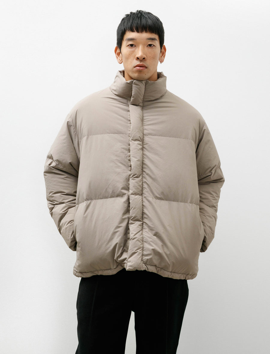 Garment Dyed Down Jacket Grege - Image 4