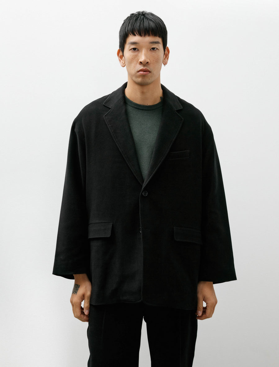 Supima Moleskin Jacket Black - Image 2