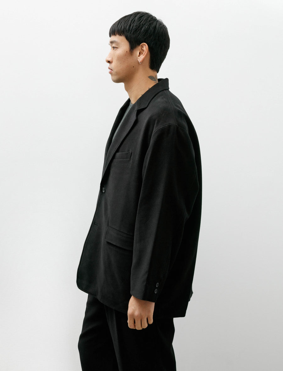 Supima Moleskin Jacket Black - Image 3