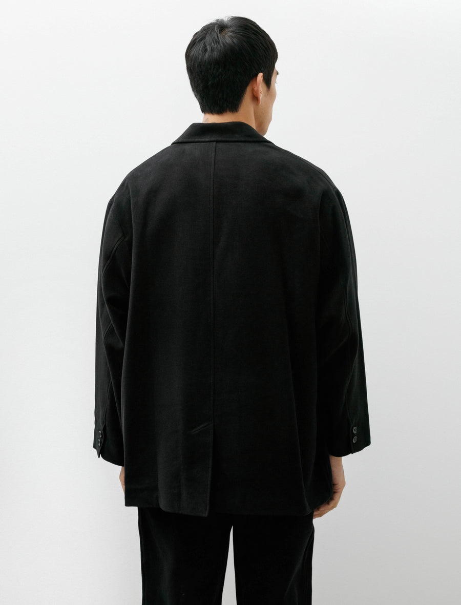 Supima Moleskin Jacket Black - Image 4