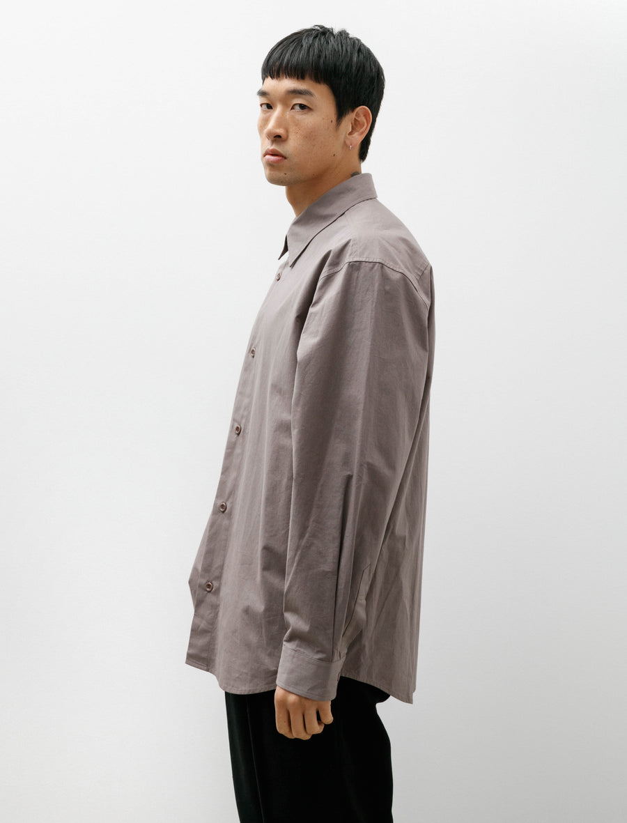 James Coward Filter Shirt Cotton Washi Typewriter Taupe – Neighbour