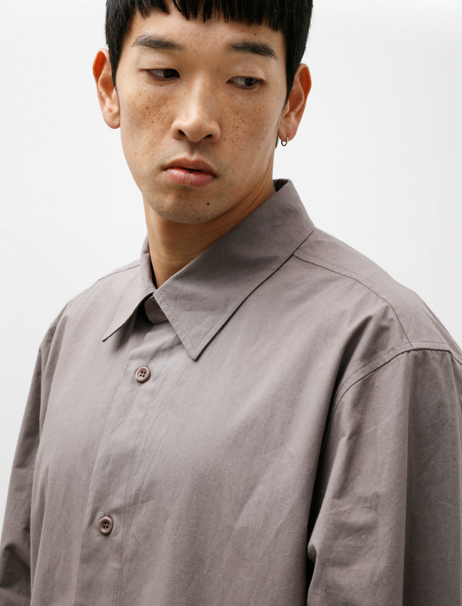 James Coward Filter Shirt Cotton Washi Typewriter Taupe – Neighbour