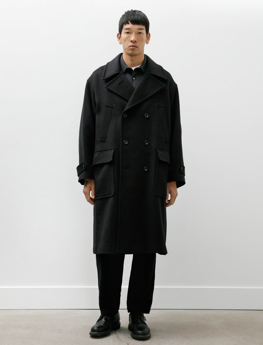 Light Melton Peacoat Black - Image 1