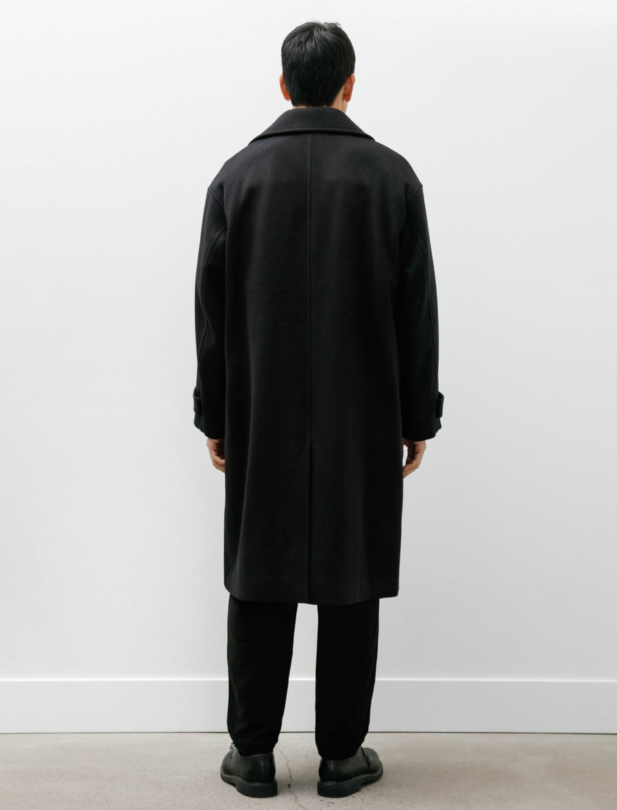 Light Melton Peacoat Black - Image 2