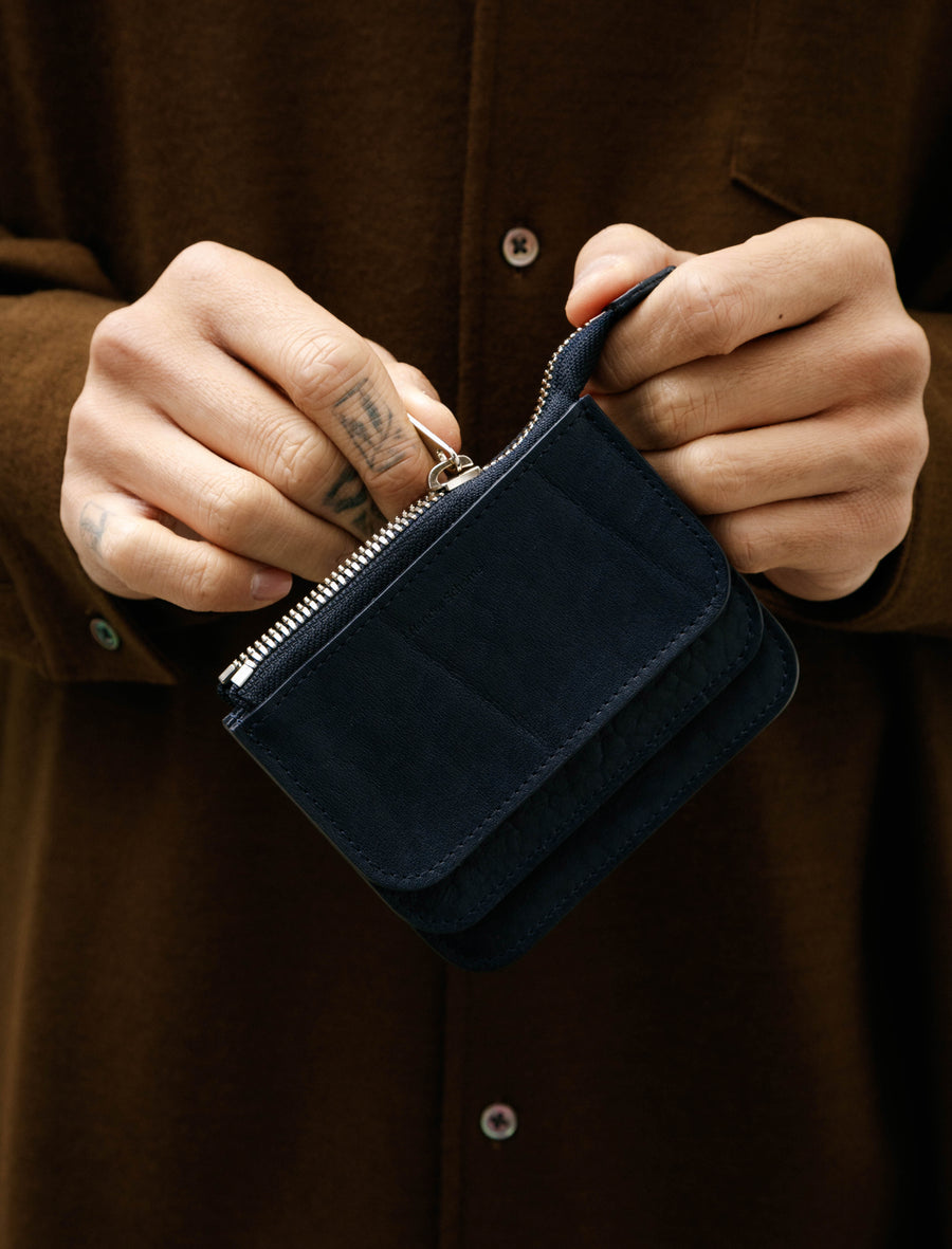 3 Layered Purse Navy - Image 3