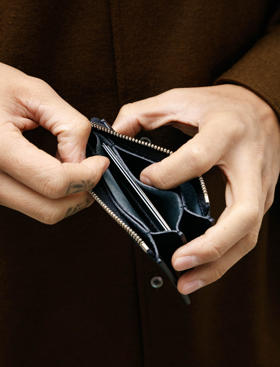 3 Layered Purse Navy - Image 4