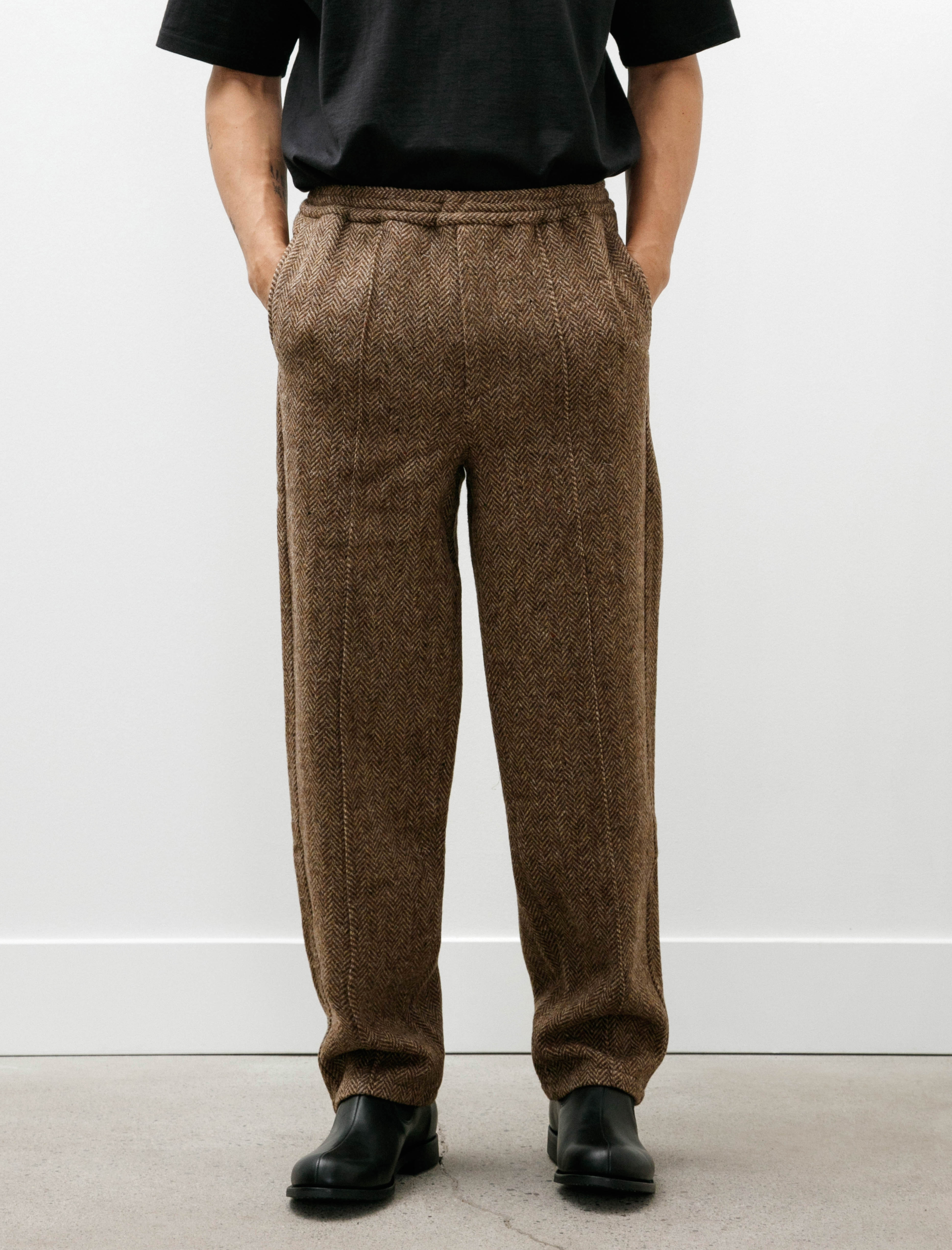 Polyploid Side Line Pants B Beige Mix