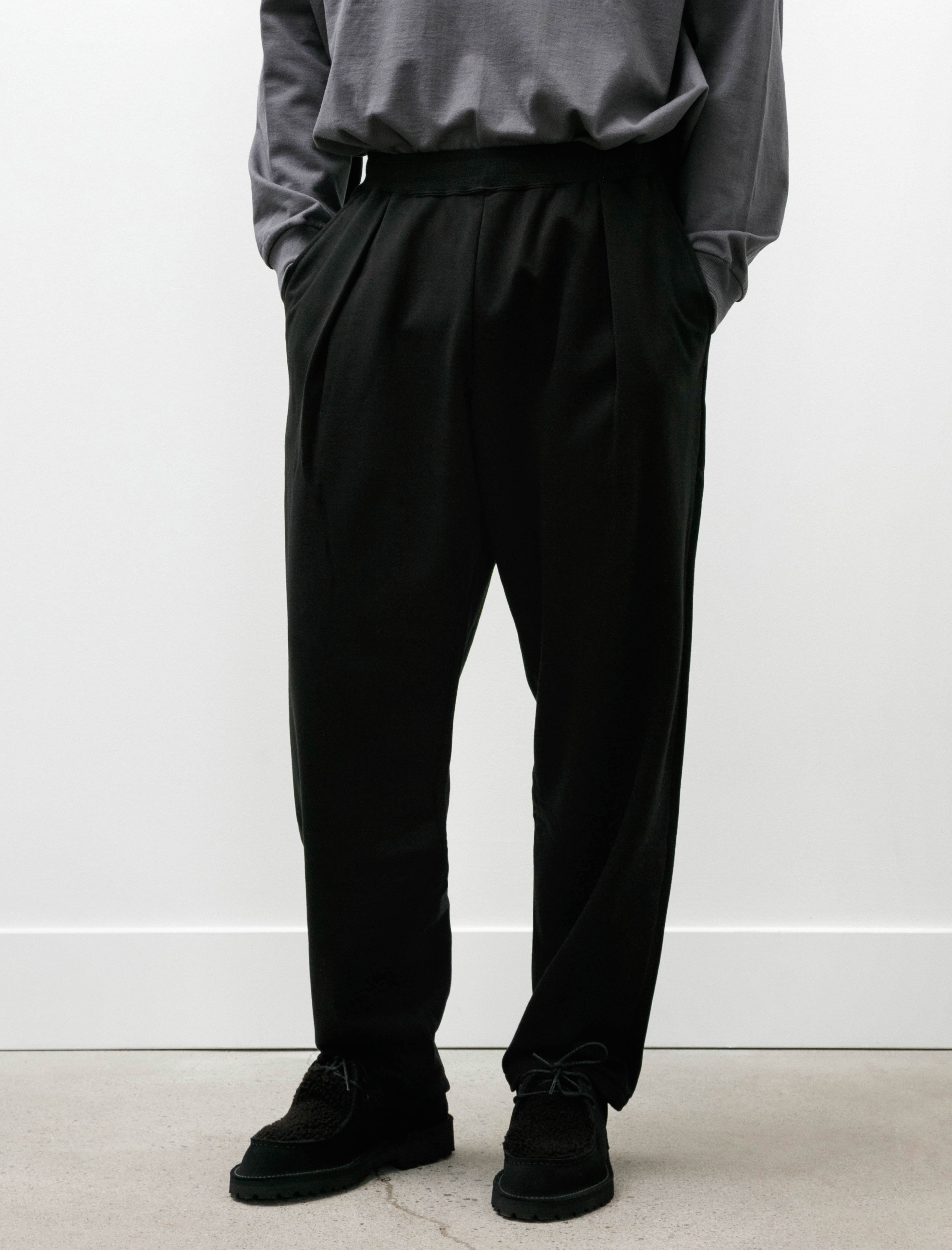 Graphpaper Hard Terry Sweat Pants Black