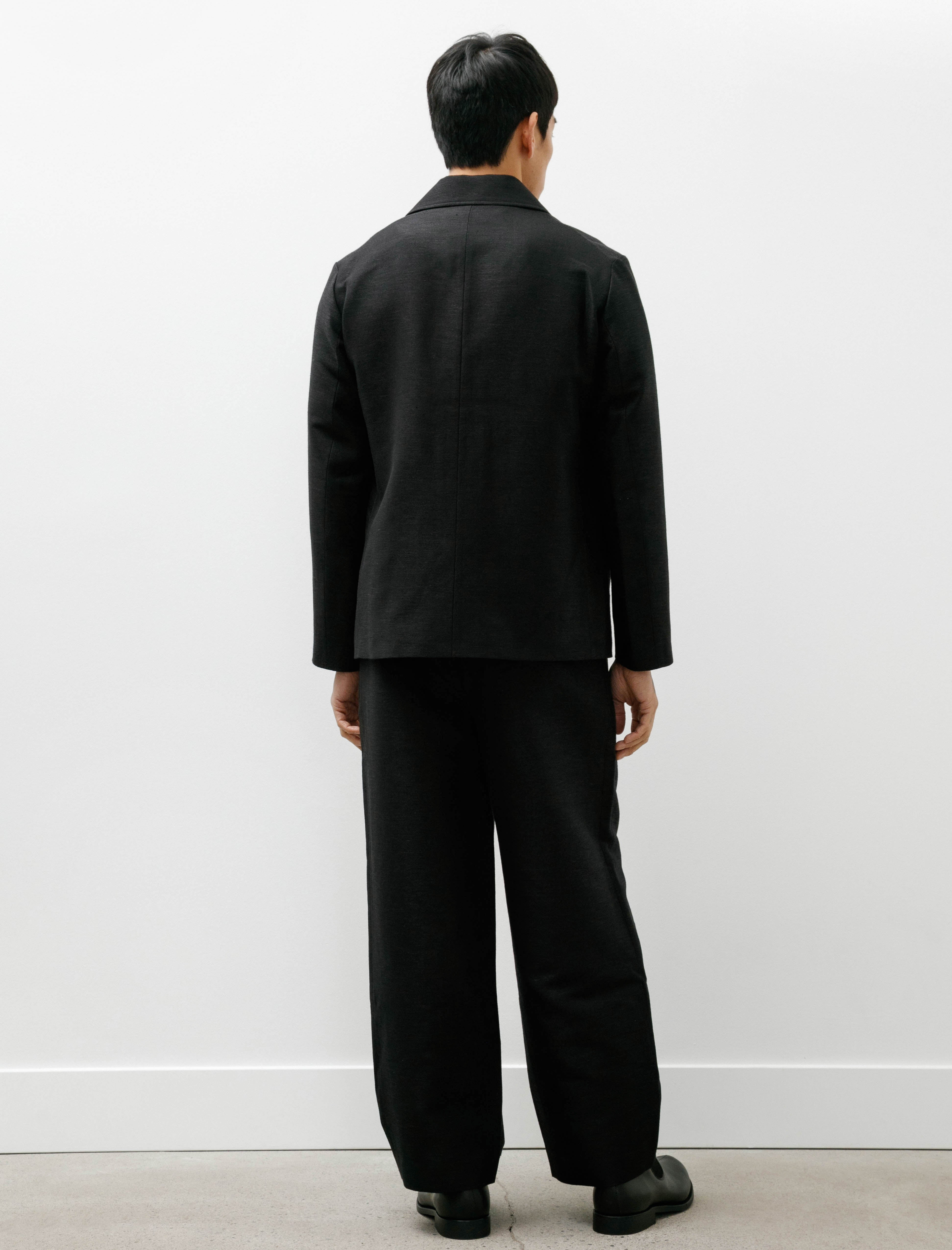 Gorsch Wool Hemp Easy Trousers Black