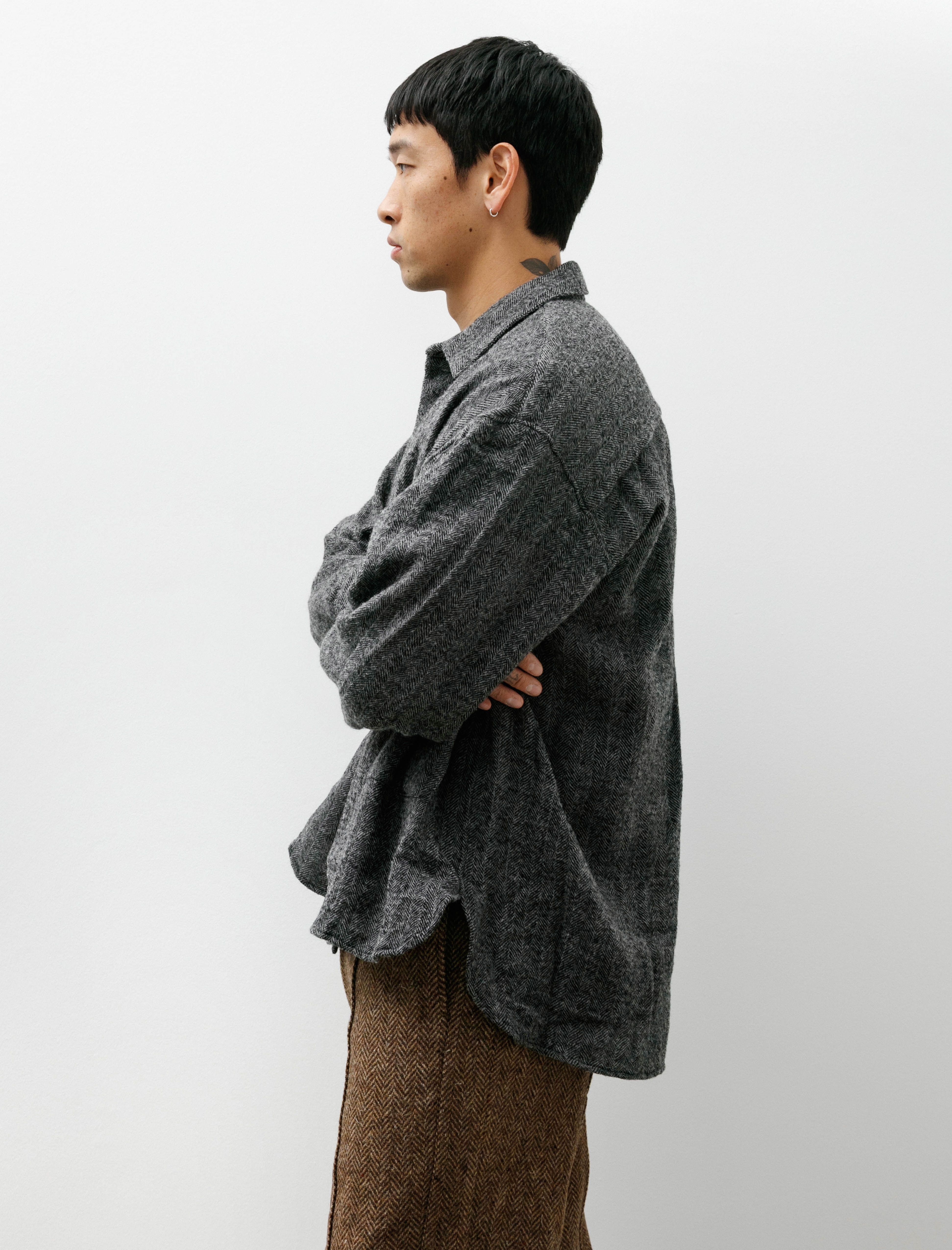 Polyploid Shirt Jacket C Grey