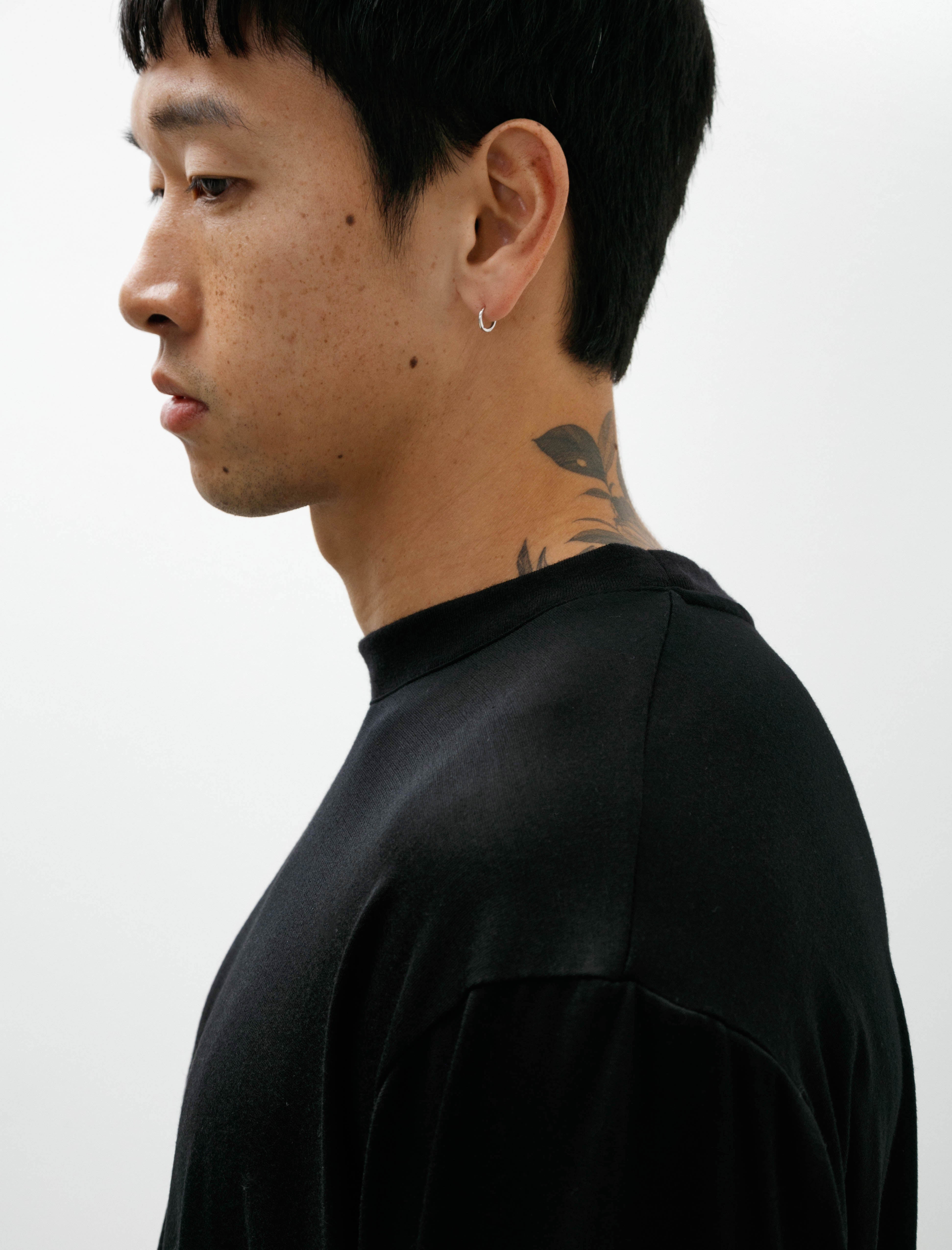 Gorsch Soft Wool T-Shirt Black Long Sleeve