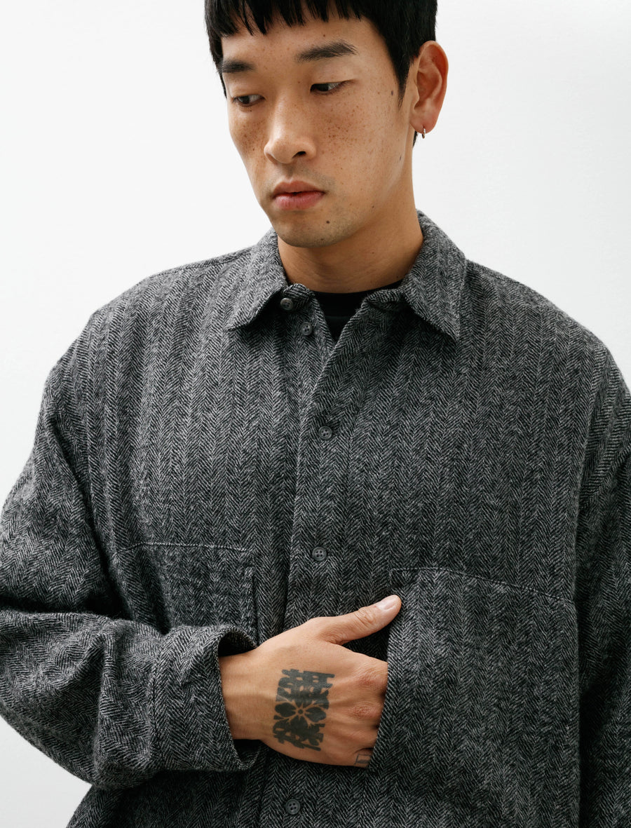 Shirt Jacket C Grey - Image 4