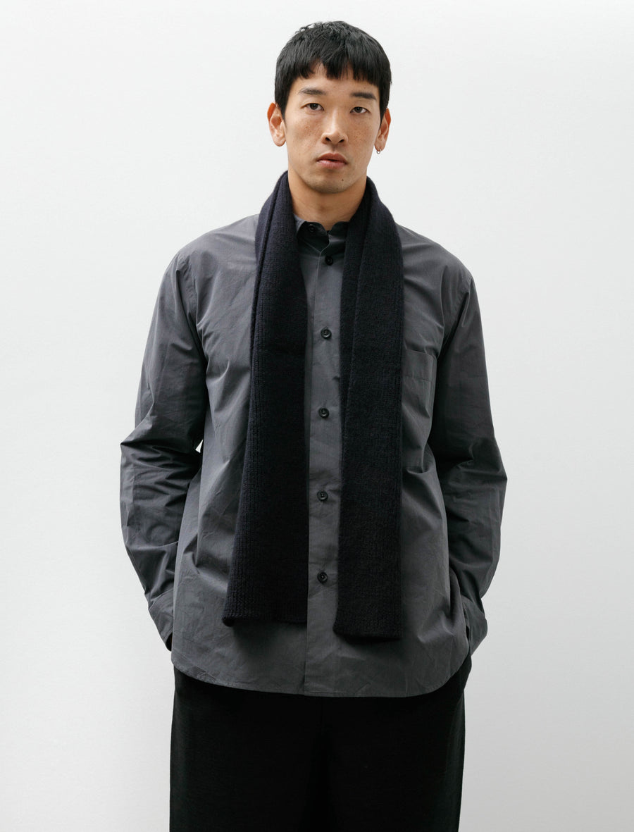 MHL Selvedge Scarf Dark Navy - Image 3