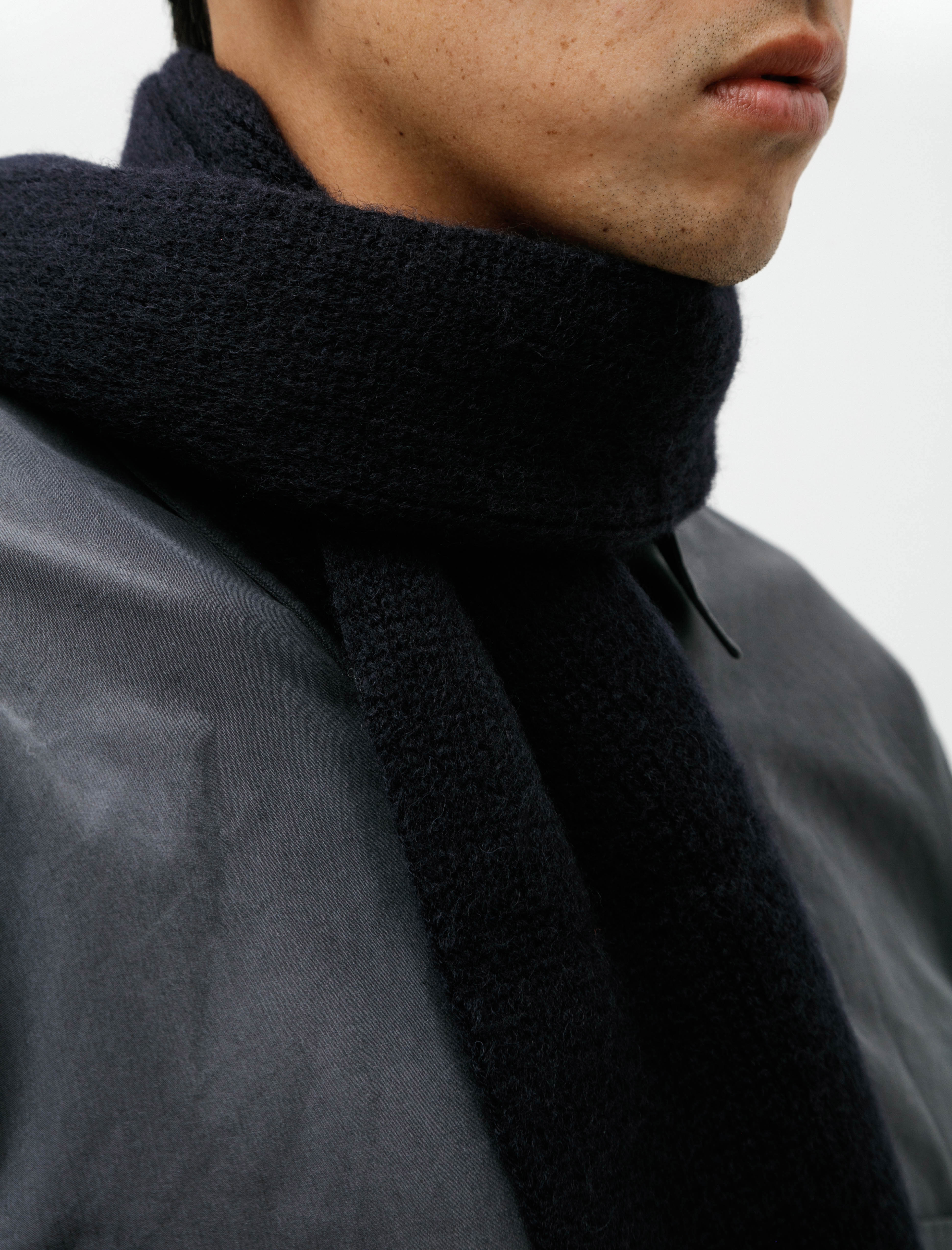 Margaret Howell MHL Selvedge Scarf Dark Navy