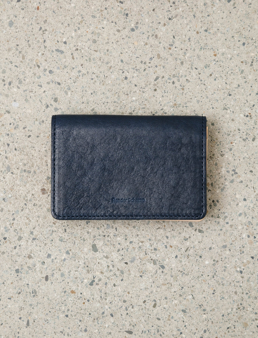 Multilayered Card Case Navy - Image 1