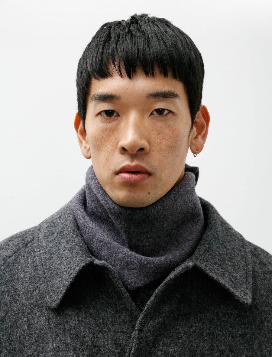 MHL Tipped Scout Scarf Grey/Ink - Image 1