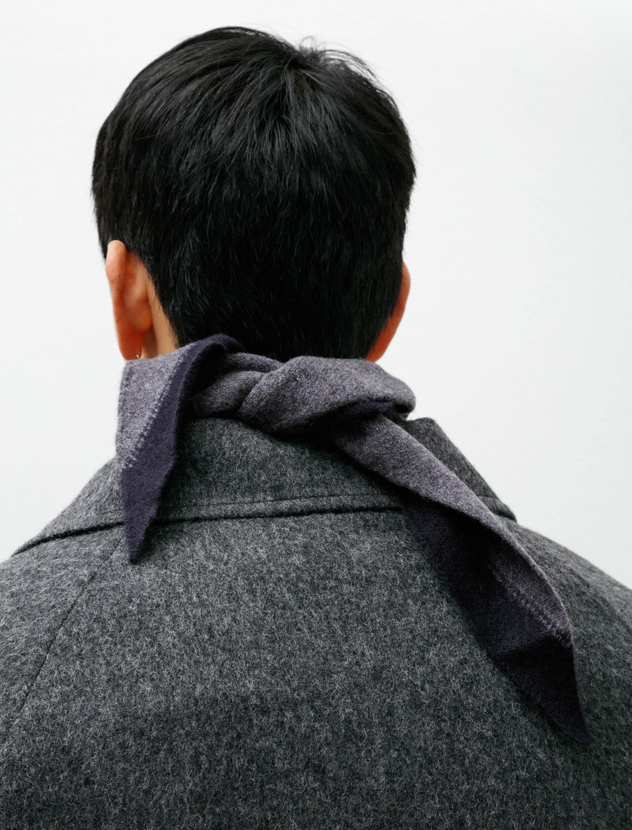 MHL Tipped Scout Scarf Grey/Ink - Image 2