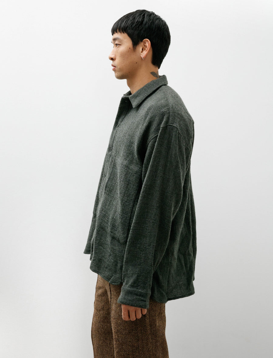 Shirt Jacket C Dark Green - Image 3
