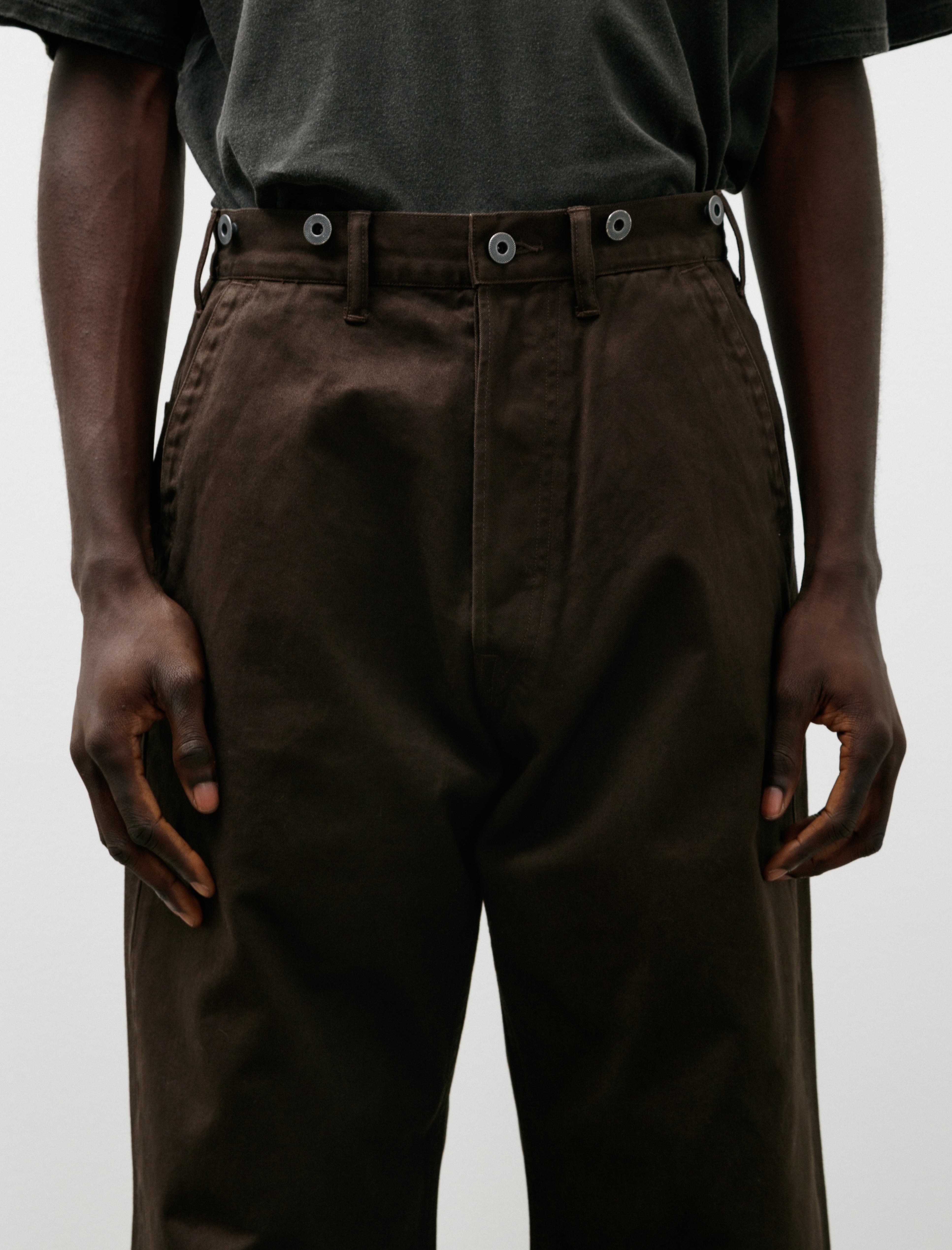Taiga Takahashi Lot 204 Engineer Trousers Dark Brown
