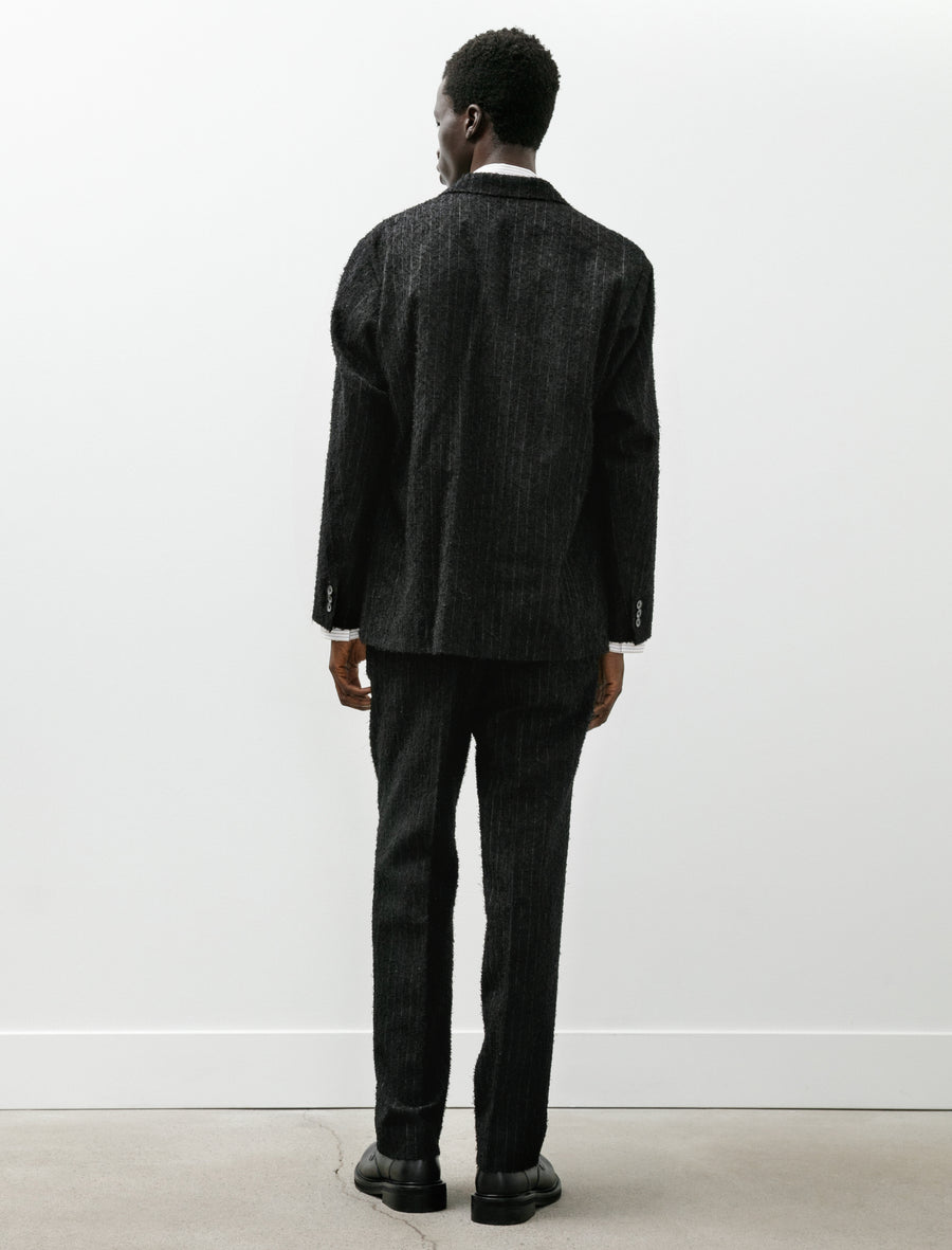 Tuck Suit Pants C Black Stripe - Image 2