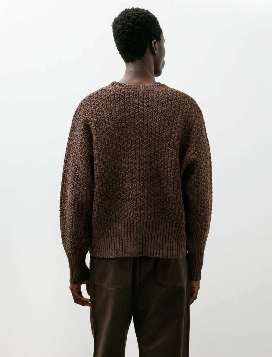 Lot 525 Crewneck Sweater Brown - Image 2
